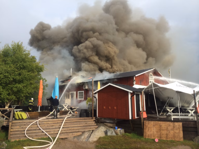 Storbrand på Fejans krog