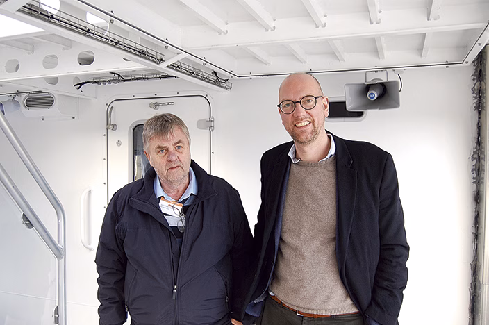 Ornöfartyg redo att gå i nordsydlig trafik