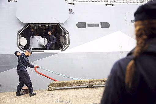 Stor militärövning i södra skärgården