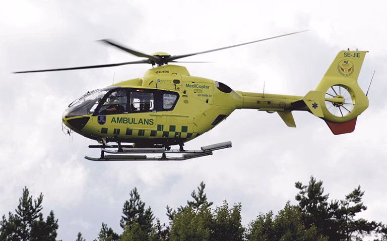 Ambulanshelikopter flyttas till Norrtälje