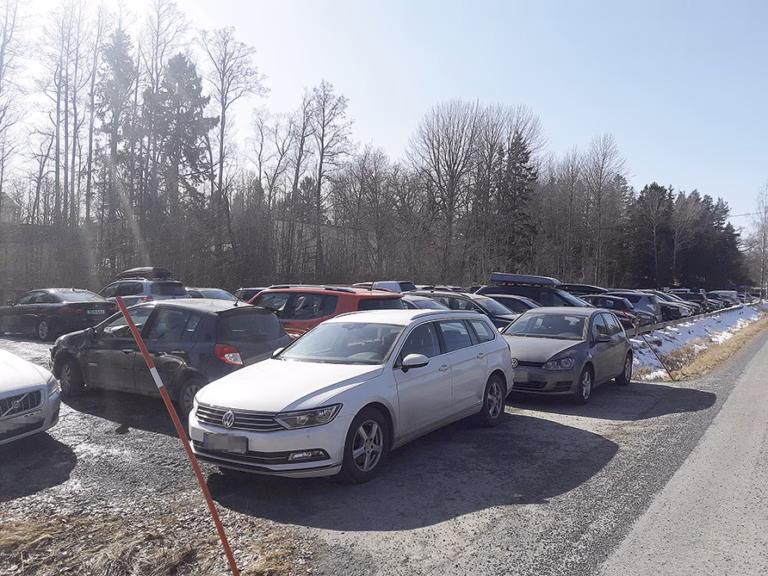 Parkeringskaos i Östernäs