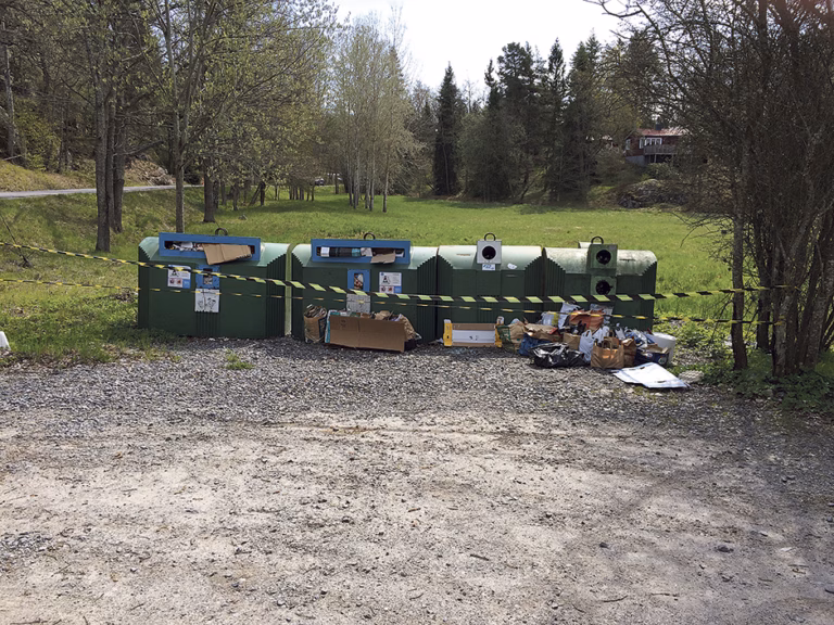 Missnöje med sophämtning på flera öar i Vaxholm