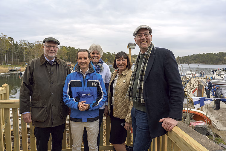 Nya gästhamnen invigd på Ingmarsö