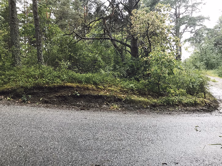 Trafik över fornminnesgrav får grannarna att se rött