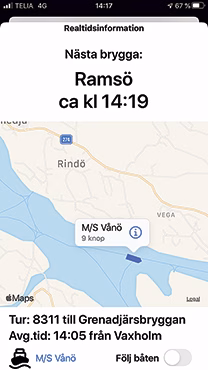 Kaptenerna utmanar med ny pendelapp