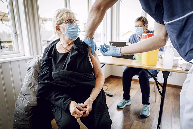 Så kom vaccinet äntligen till Utö