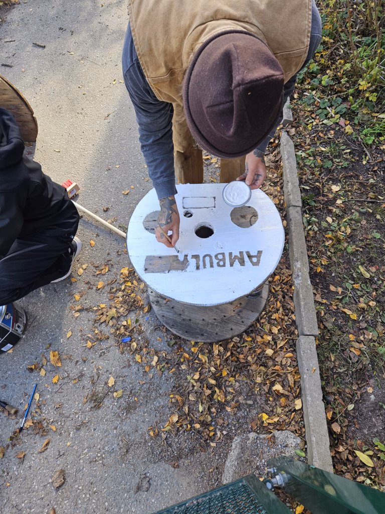 De rustade upp förskolan själva